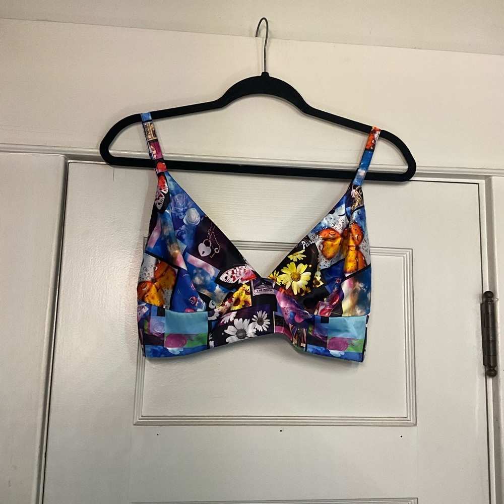 Parade Satin Printed Bralette